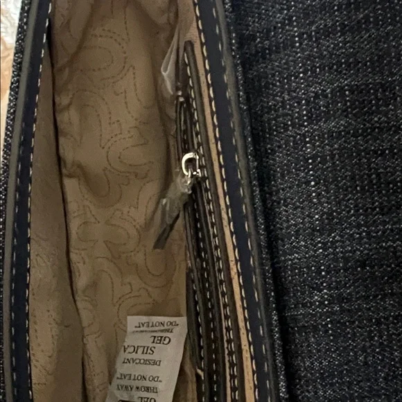 True Religion Denim and Tan Crossbody Bag - Picture 9 of 9